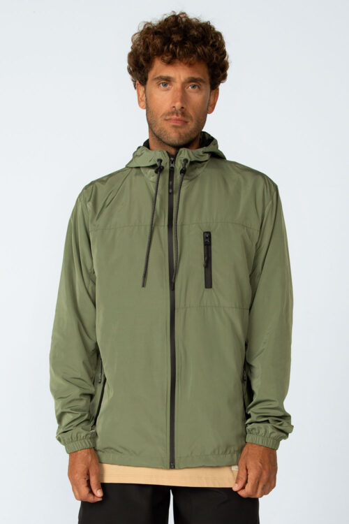 Jaqueta Verde militar 209FW25157 3