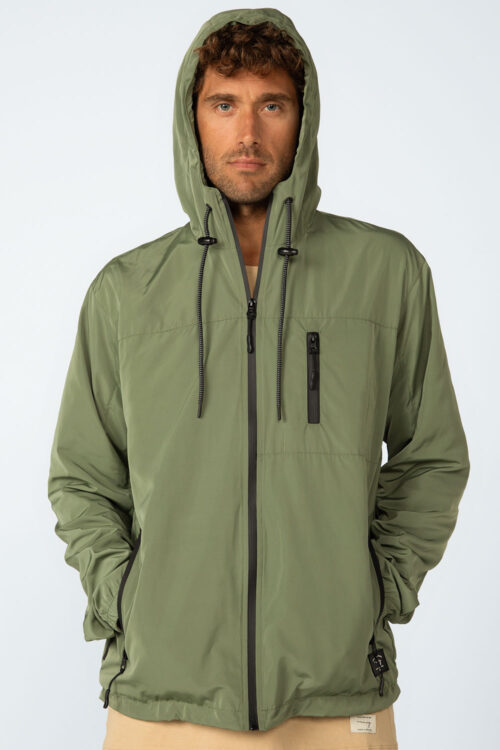 Jaqueta Verde militar 209FW25157 5