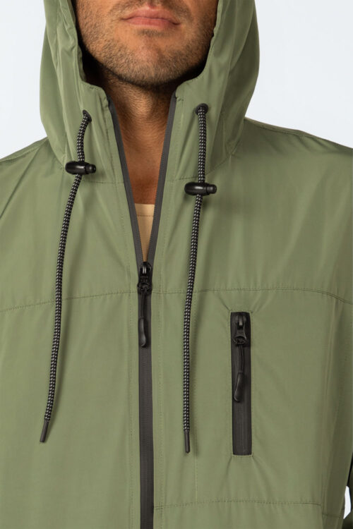 Jaqueta Verde militar 209FW25157 6
