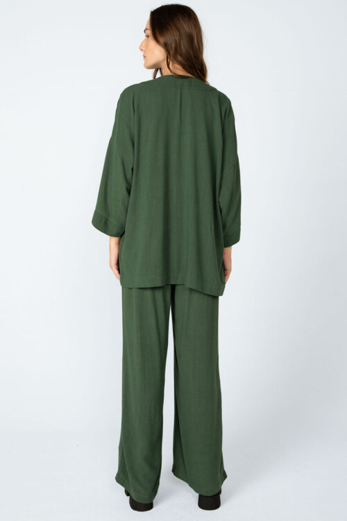 Kimono Verde militar 106FW25027 4