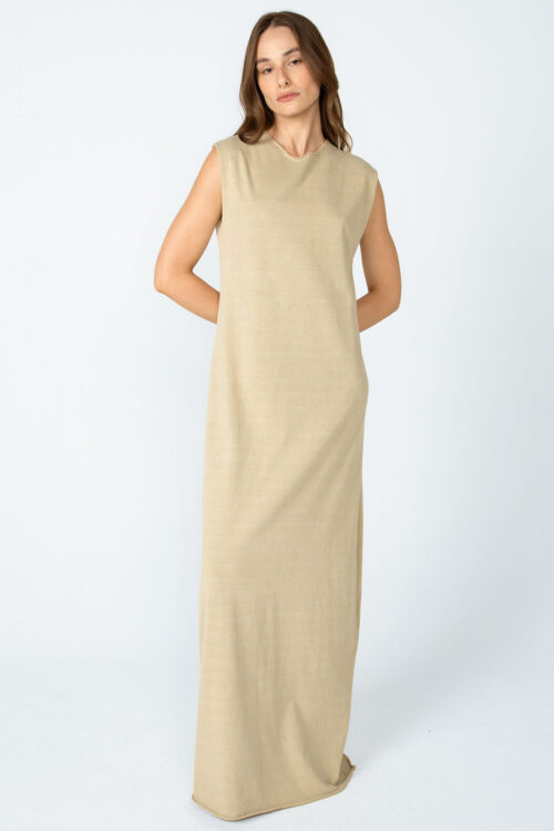 Vestido Areia 113FW25078 3