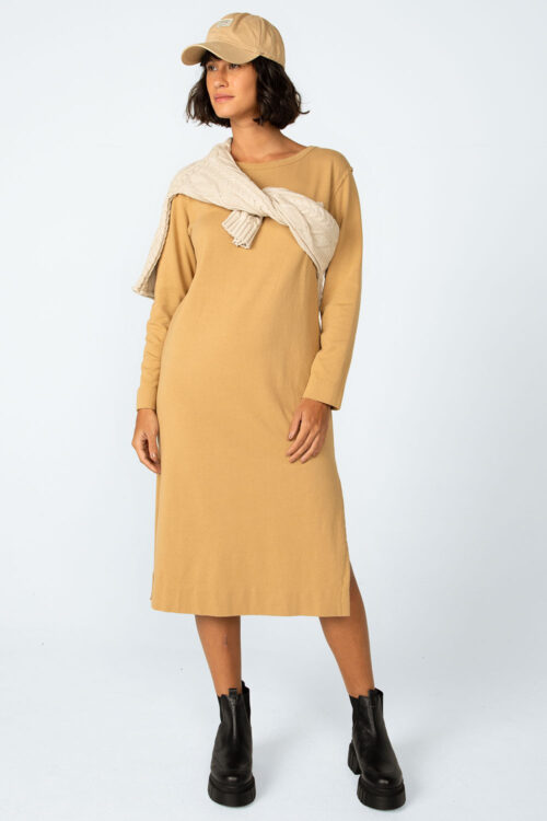 Vestido Camel 113FW25077 6