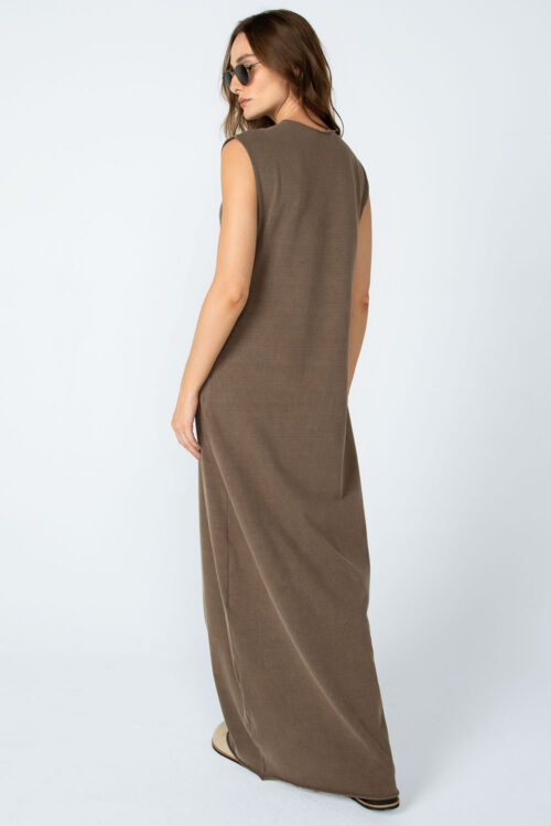 Vestido Marrom 113FW25078 4