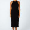 Vestido regata canelado