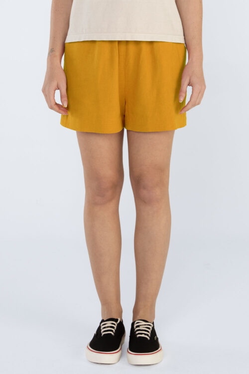 Short elástico linho