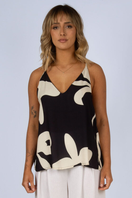 Blusa Alça Estampada