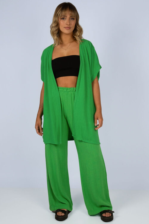 kimono verde 106SS25043 3