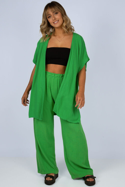kimono verde 106SS25043 4