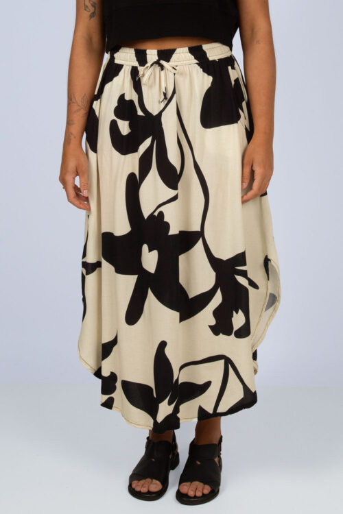Saia Midi estampada