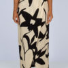 Saia Midi estampada