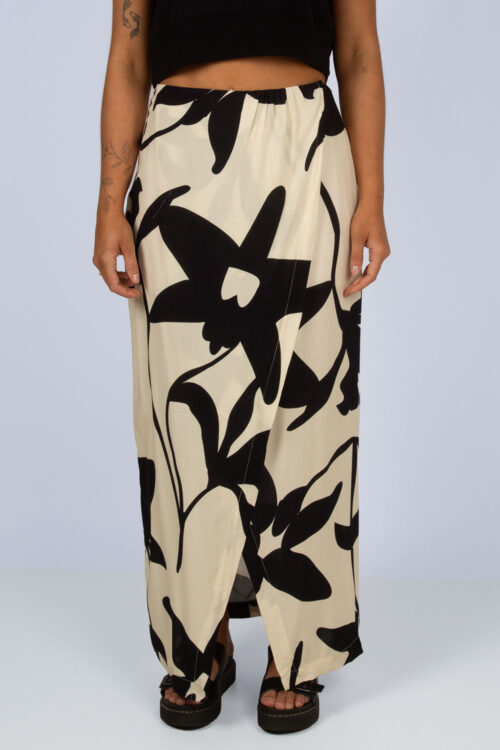 Saia Midi estampada