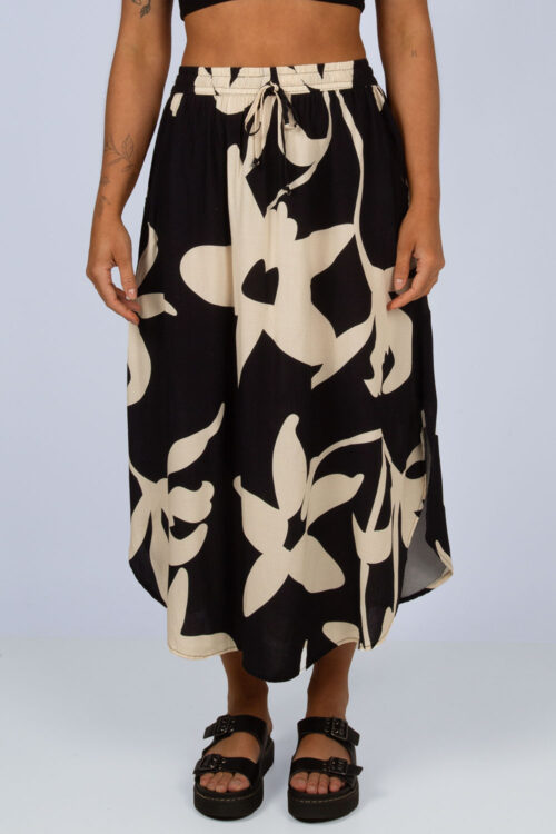Saia Midi estampada