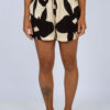 Short viscose estampada