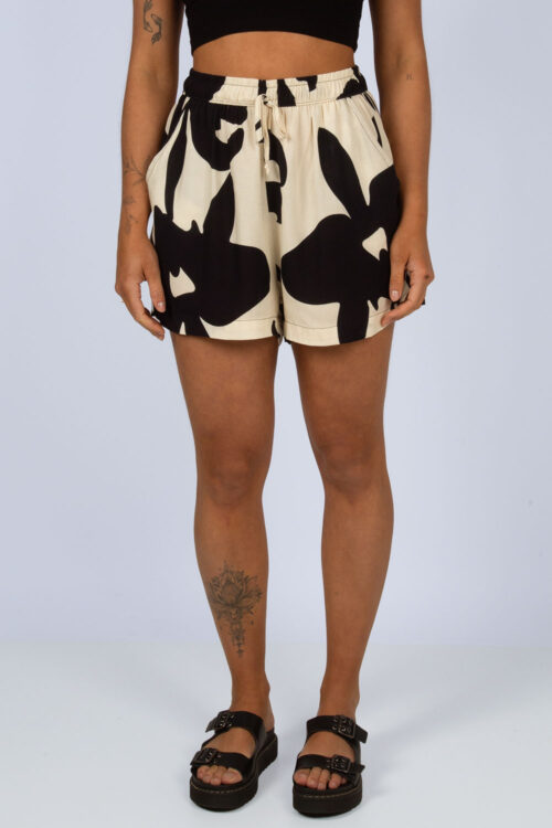 Short viscose estampada