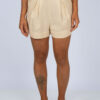 Short pregas linho
