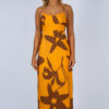 Vestido midi estampado