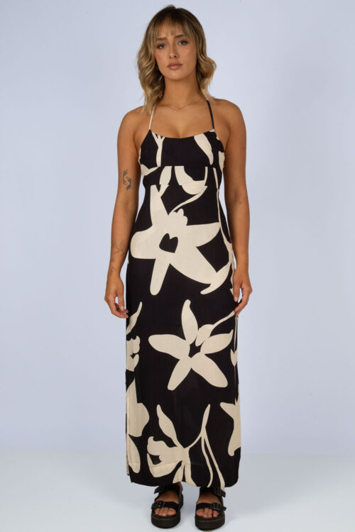 Vestido midi estampado