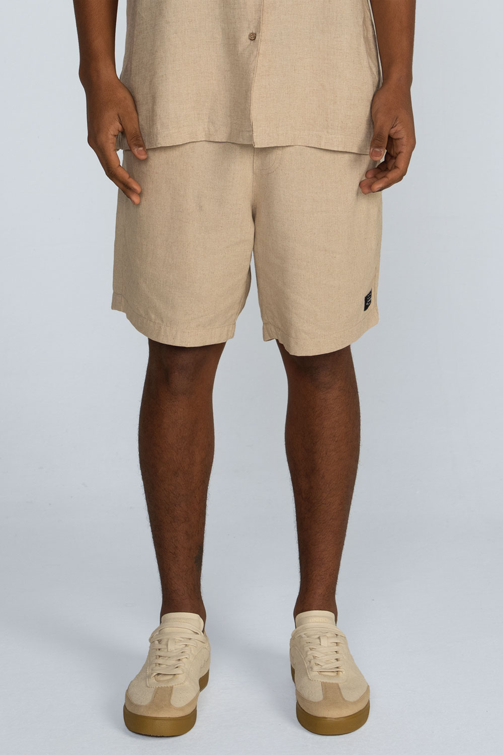 Bermuda curta linho