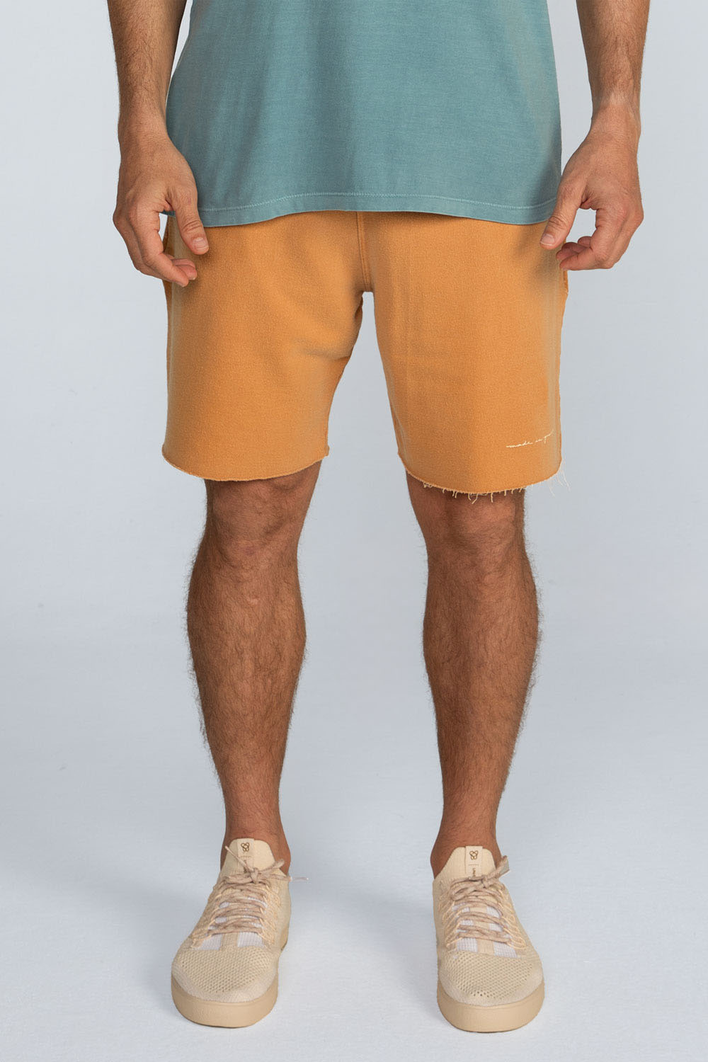 Bermuda moletom corte a fio