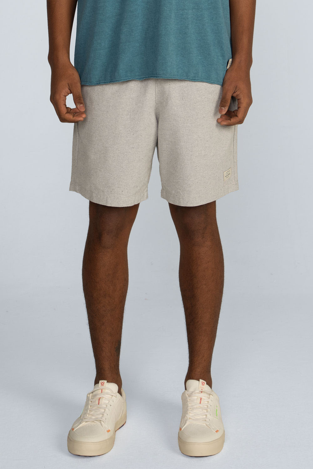 Bermuda algodão desfibrado