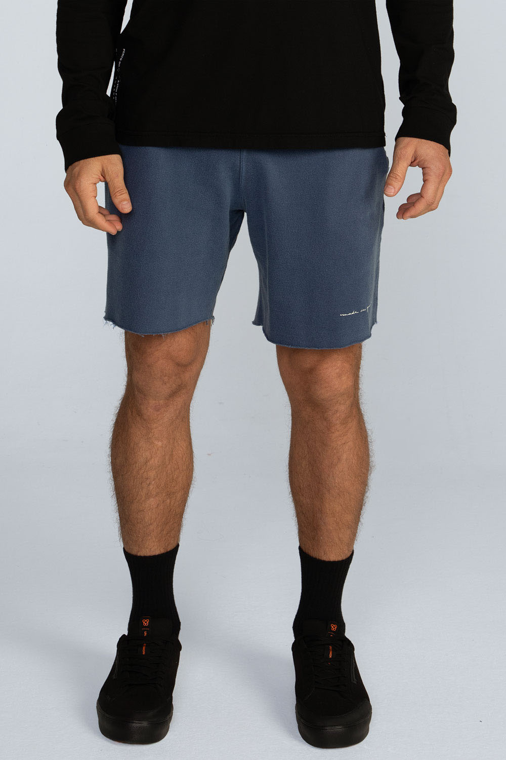 Bermuda moletom corte a fio