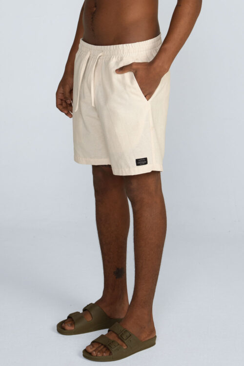 Bermuda algodão desfibrado Bermuda Off white 211SS25281 5