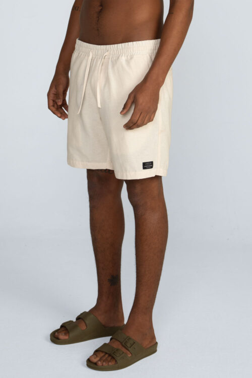 Bermuda algodão desfibrado Bermuda Off white 211SS25281 6