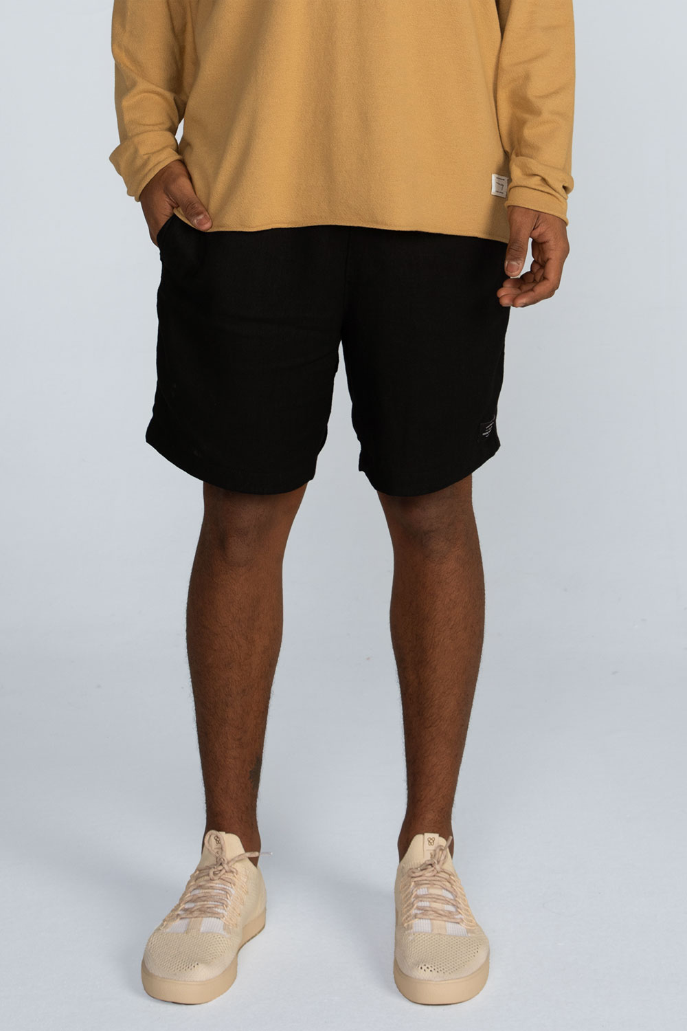 Bermuda curta linho Bermuda curta linho