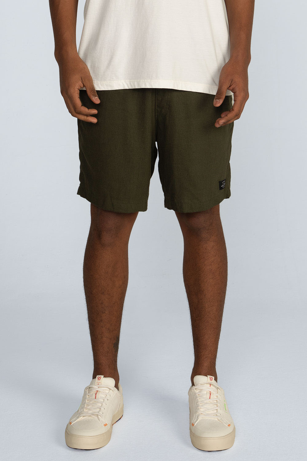 Bermuda curta linho Bermuda curta linho