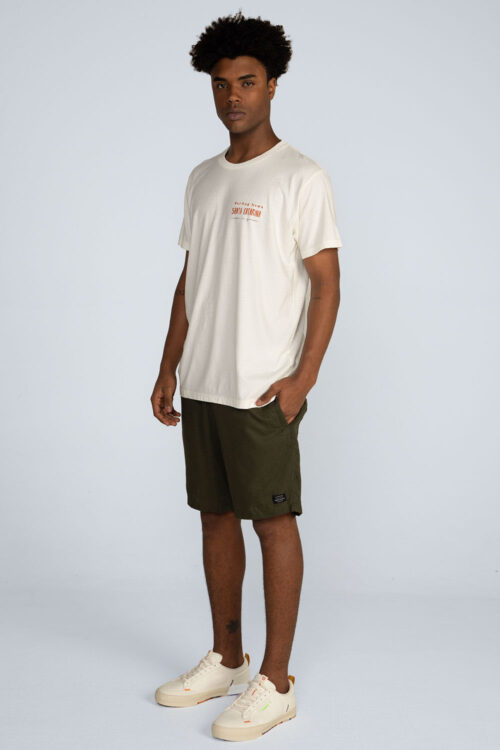 Alternative view of Bermuda curta linho