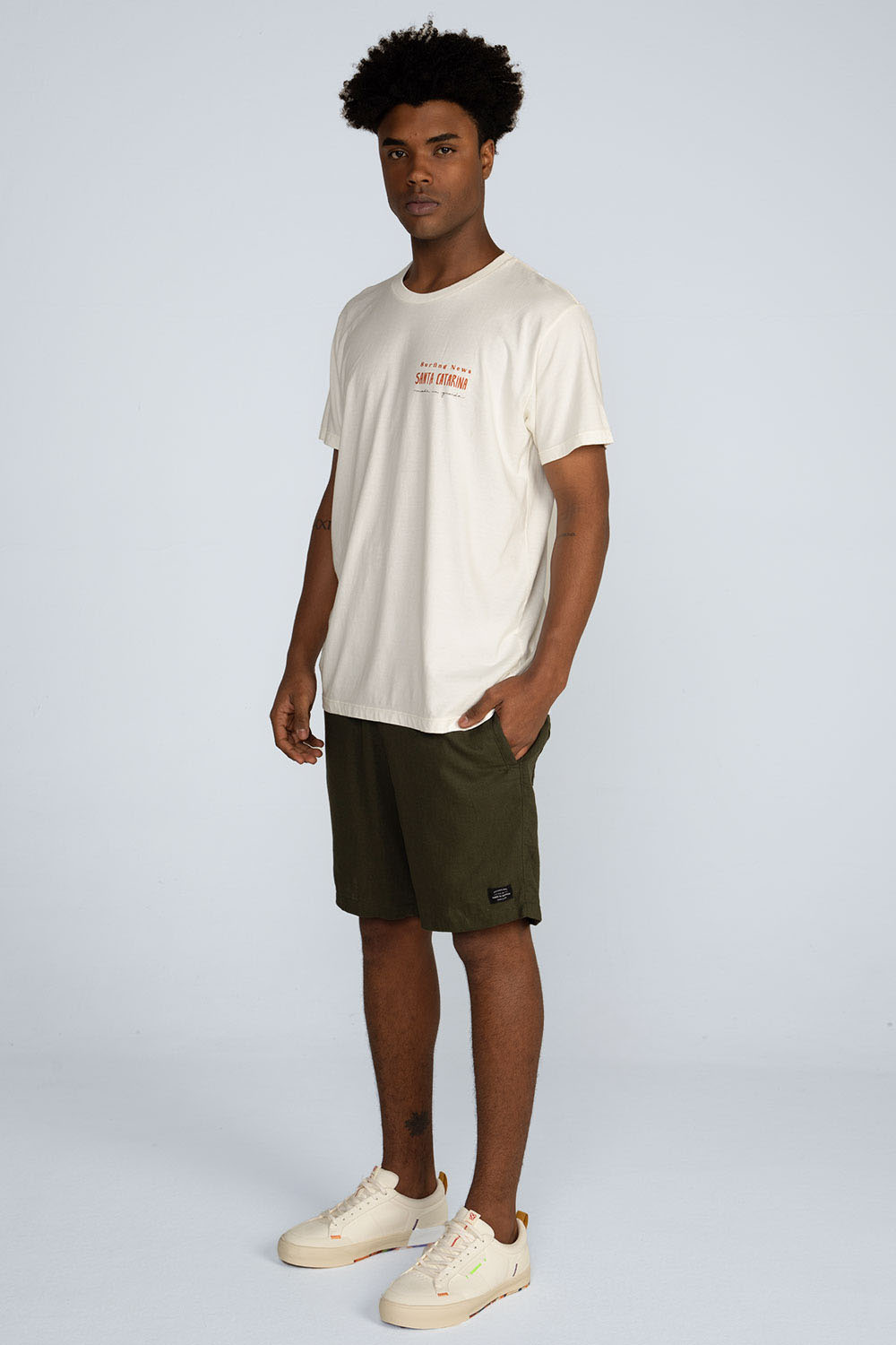 Bermuda curta linho Bermuda curta linho - Imagem 2