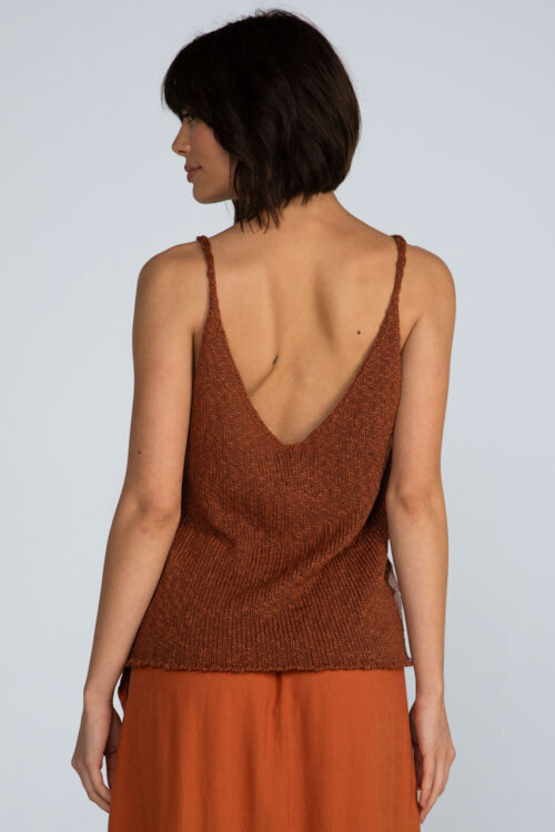 Alternative view of Blusa alças tricô