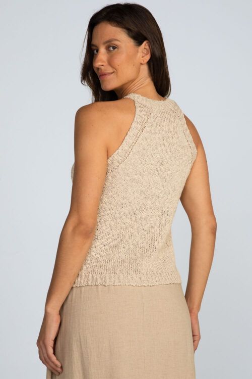 Alternative view of Blusa gola careca tricô