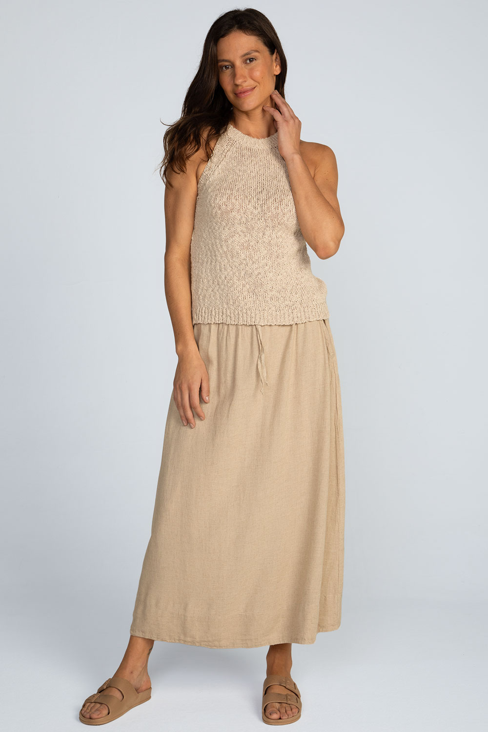 Blusa gola careca tricô Blusa gola careca tricô - Imagem 3