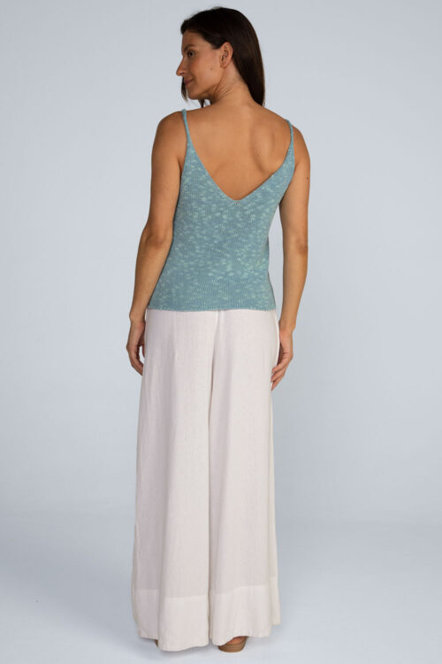 Blusa alças tricô Blusa Ceu 105SS26037 1