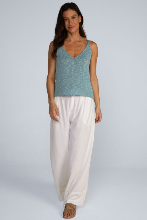 Blusa alças tricô Blusa Ceu 105SS26037 3