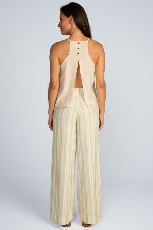 Blusa alças lisa Blusa Natural 105SS26035 3