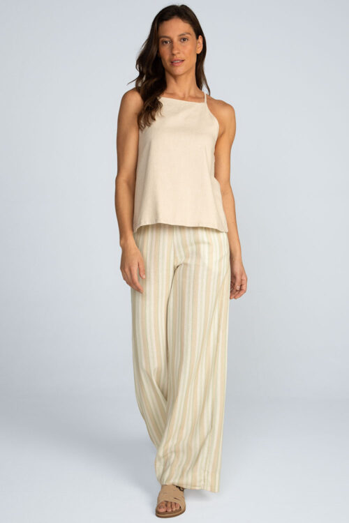 Blusa alças lisa Blusa Natural 105SS26035 6