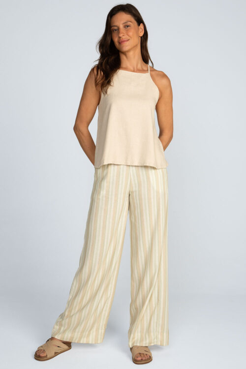 Blusa alças lisa Blusa Natural 105SS26035 9