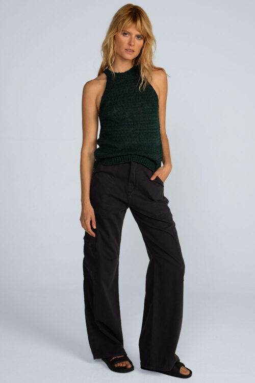 Blusa gola careca tricô Blusa Oceano 105SS26036 5