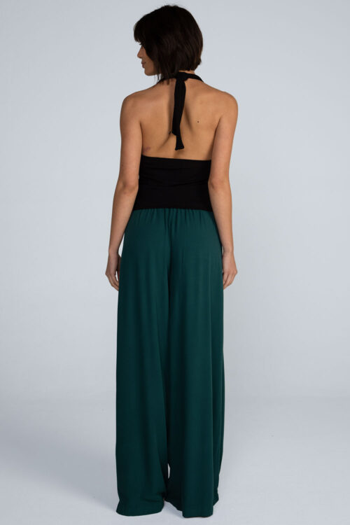 Blusa frente única canelada Blusa Preta 105SS26031 4