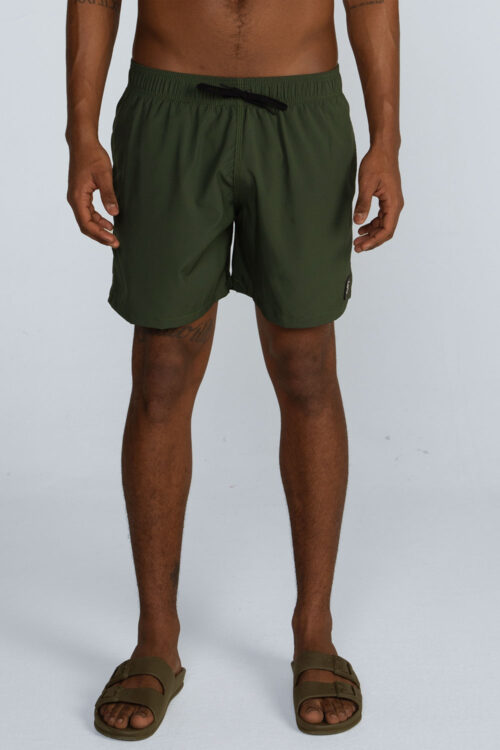 Boardshort liso cós elástico