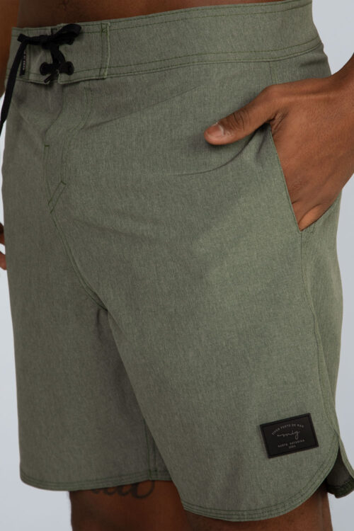 Boardshorts barra arredondada mescla Boardshorts Verde 212SS26292 8