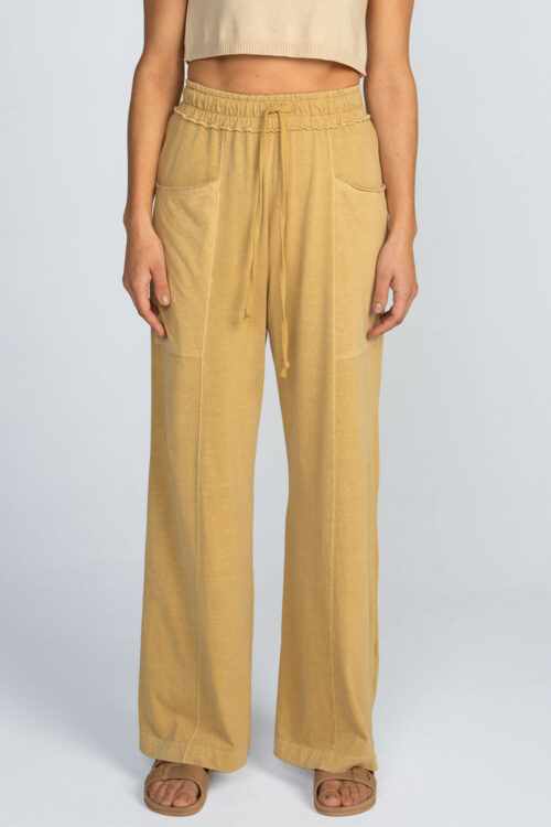 Calça em malha estonada