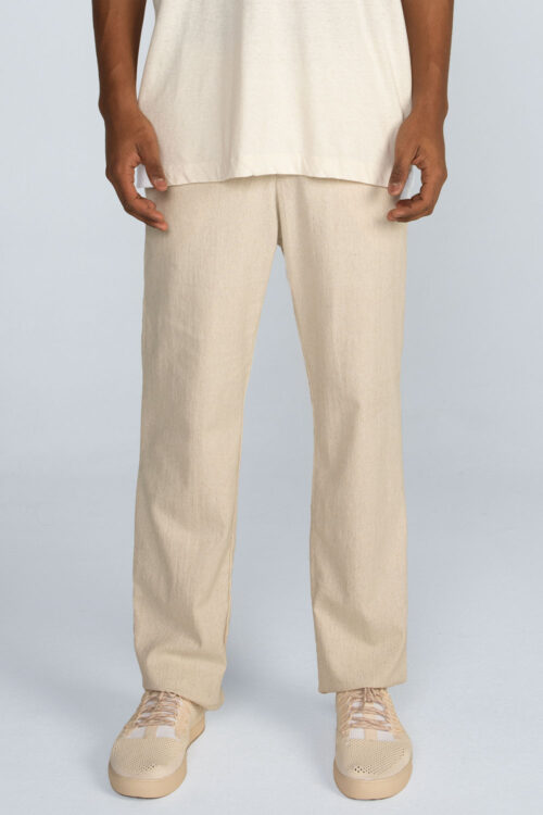 Calça linho com elastano