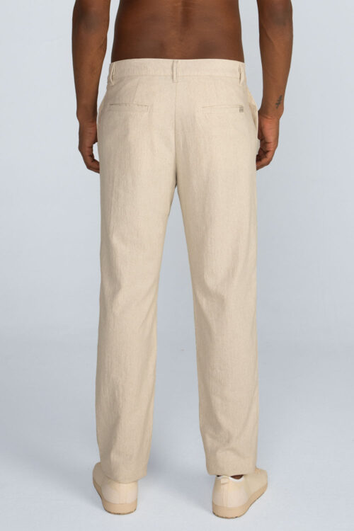 Calça linho com elastano Calca Natural 211SS26277 6