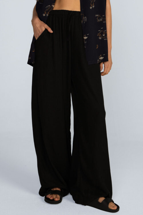 Calça pantalona linho leve