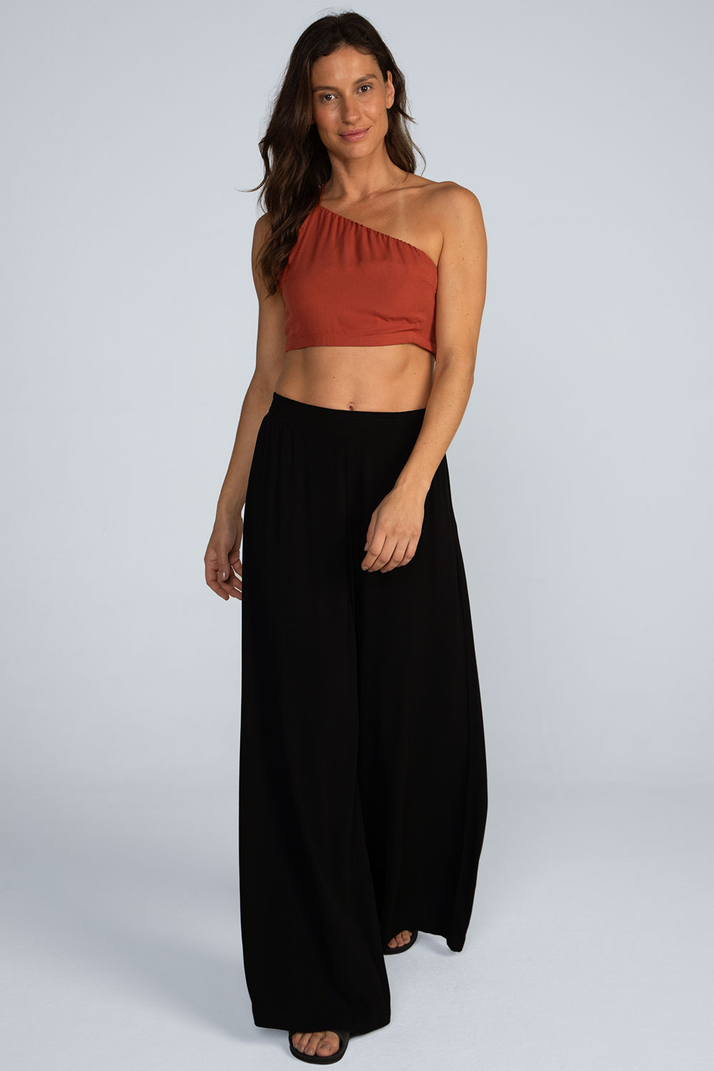 Calça pantalona lisa Calça pantalona lisa - Imagem 2