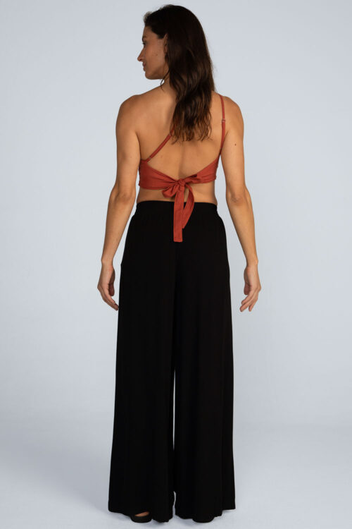 Calça pantalona lisa Calca Preta 110SS26062 3