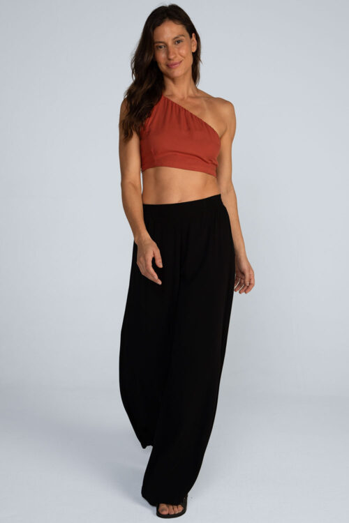 Calça pantalona lisa Calca Preta 110SS26062 4